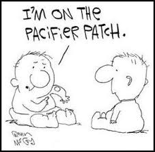 Pacifier Patch Cartoon